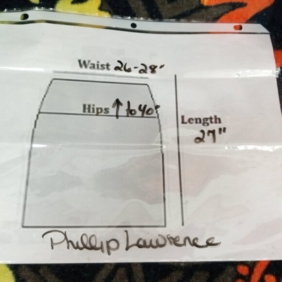 Vintage Phillip Lawrence Skirt Set Pull on Skirt with Blouse Women's Size 10 - Picture 2 of 16